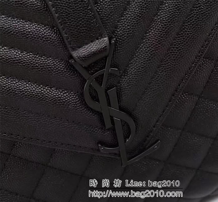 YSL聖羅蘭 爆款 魚子醬紋牛皮鏈條單肩斜挎包 26808 YAS1328
